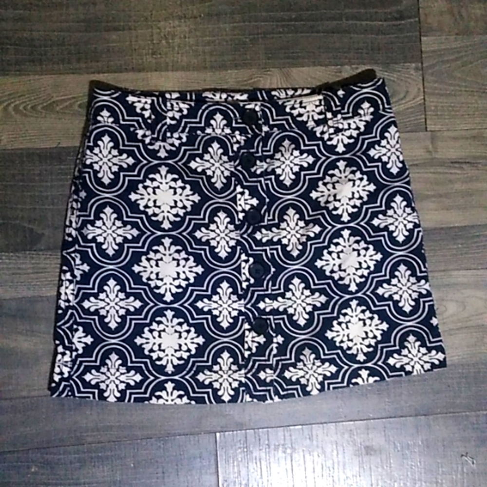 J. Crew button skirt